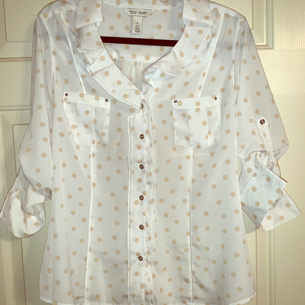 White House Black Market button up